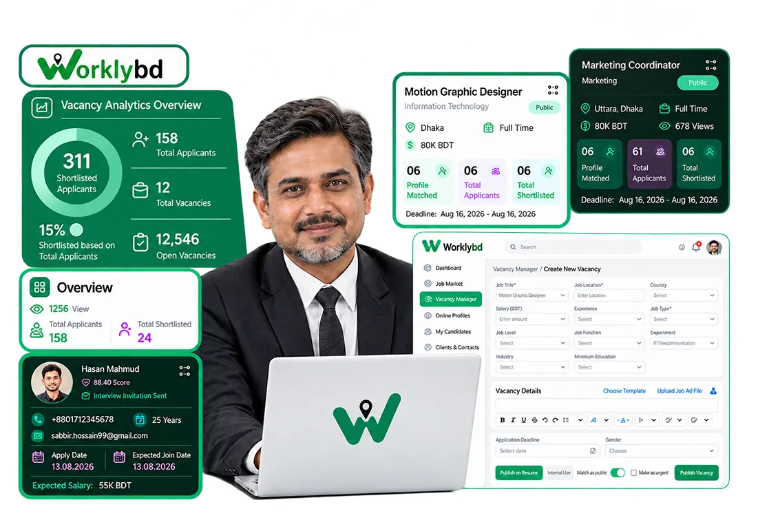 Creating a vacancy in Worklybd