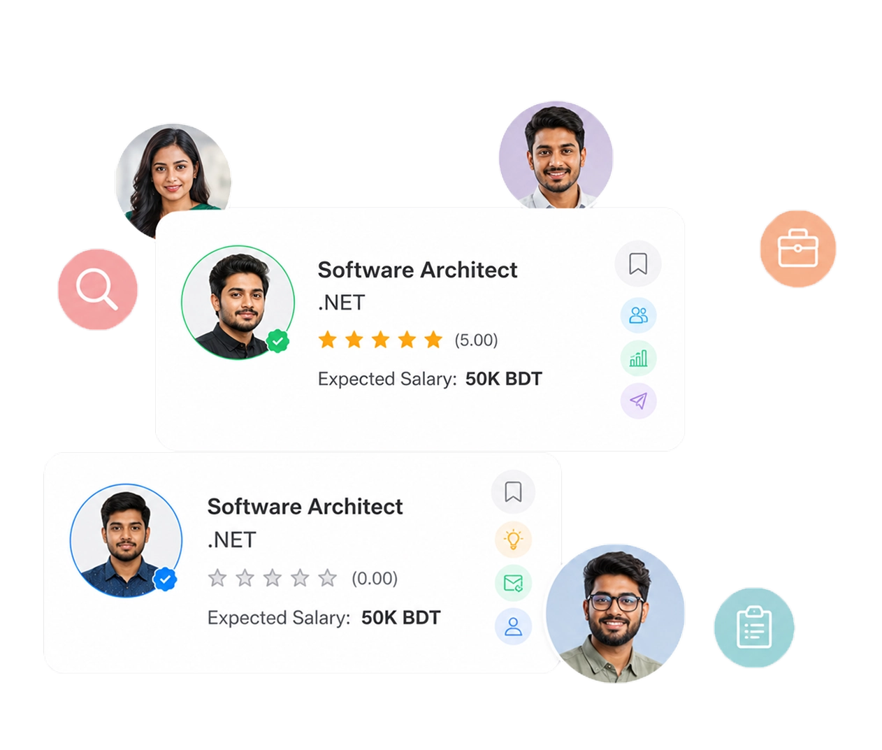 Verified online profile badge